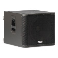 18 inch powered subwoofer, 2x 500Wrms
