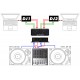 Patch panel for easy switching between DVS djs