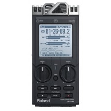 6-channel portable recorder, XY mic + 2 Omni mics