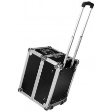 100 LP's case with wheels,handle&stair climbing
