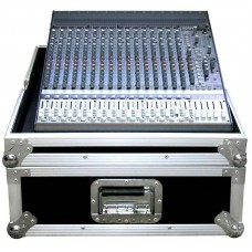 Case for mackie Onyx 1640 Mixer with rack rails