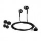Ear channel phones - 3,5mm jack angled - 16ohm