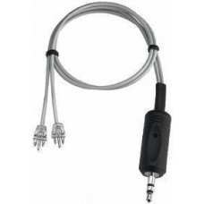 Cable connecting two hearing aids with euro plug t