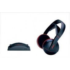 Closed-back stereo cordless IR headphone system