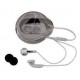 In-ear headphone with roll-up box white