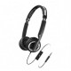 Dynamic, open headset with natural sound reproduct