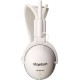 Stereo deejay headphone, self.adj., white