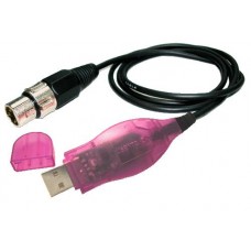 USB to DMX  controller met soft, 100 dmx ch