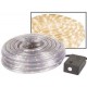 ROPE LIGHT - 2 CHANNELS - 8m - CLEAR + WITH WATERP