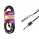 AUDIO CABLE PRO, 6.35mm JACK MONO MALE TO 6.35mm J
