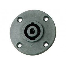 PROF. LOUDSPEAKER CONN.(F) CHASSIS ROUND - 4 PINS