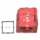 RED FLASHING ICE CUBE WITH FLUID SENSOR