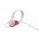 Headphone Wesc Oboe white red (seasonal white)